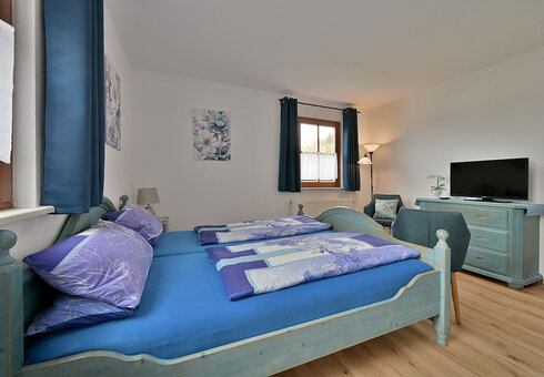 Blick in ein Gästezimmer