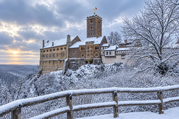 Wartburg im Winter