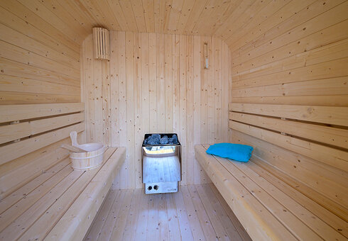 Sauna im Garten
