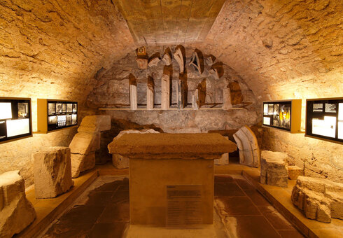 Gruftlapidarium (Foto: Tino Sieland)