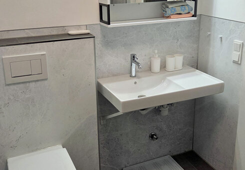 Badezimmer (kleine Ferienwohnnung)