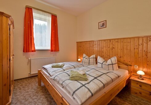 Blick in ein Gästezimmer