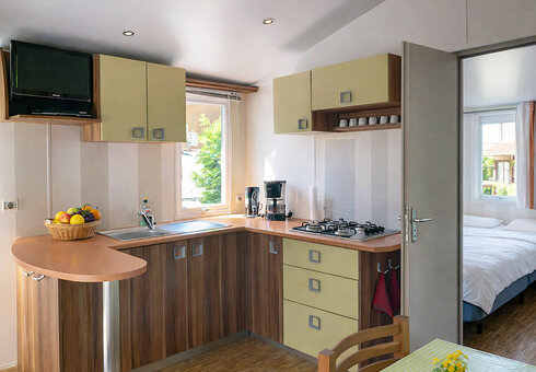 Blick in ein Ferienhaus