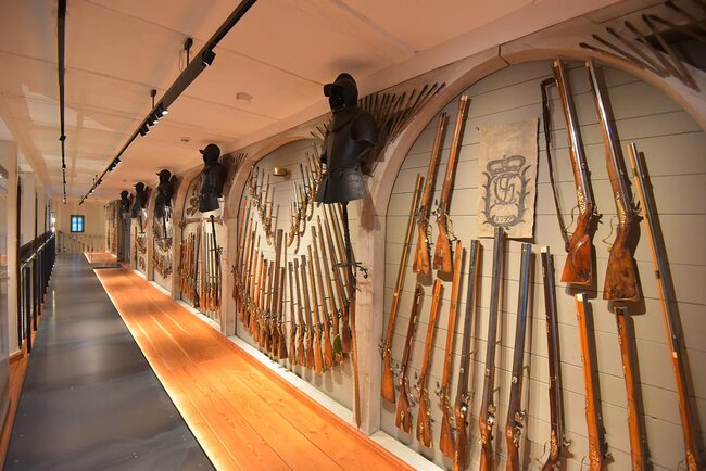Waffen im Zeughaus Schwarzburg