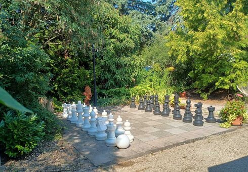 Schach im Garten