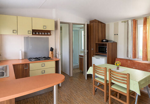 Blick in ein Ferienhaus