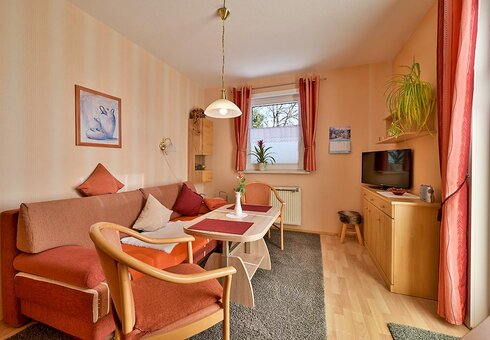 Ferienwohnung Teichblick (Wohnzimmer)