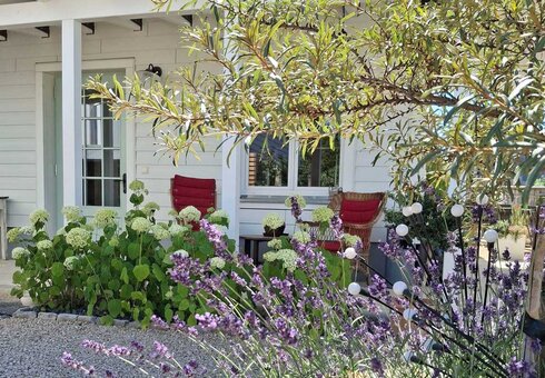Blick auf die Terrasse