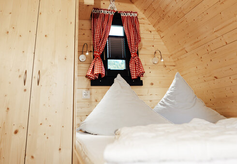 Blick in ein Schlafpod