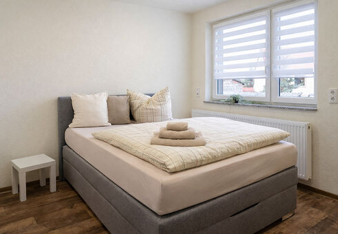 Blick in ein Gästezimmer