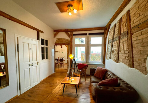 Blick in ein Gästezimmer