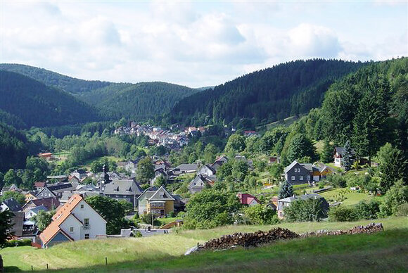 Blick auf Manebach