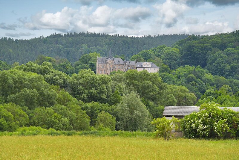 Die Weißenburg oberhalb der Saale