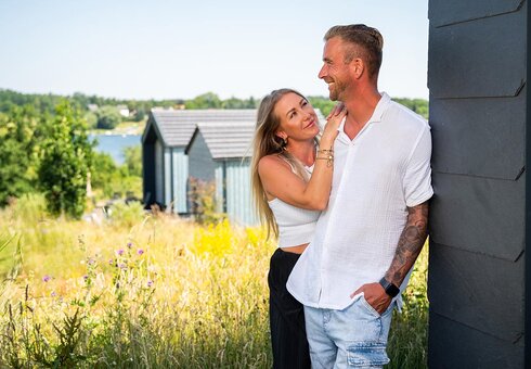 Entspannung vor dem Chalet