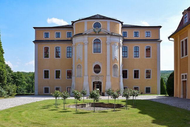 Rückseite vom Schloss Ettersburg