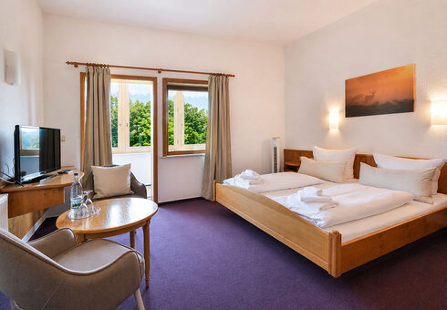 Blick in ein Gästezimmer