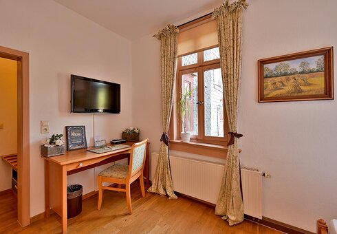 Blick in ein Gästezimmer