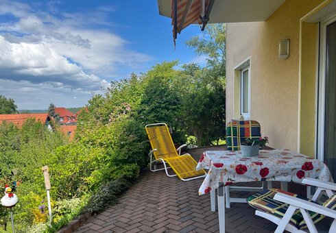 Terrasse am Haus