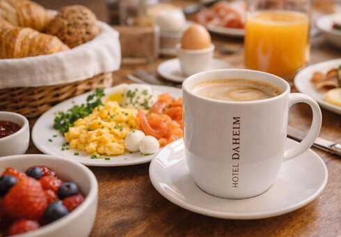 leckeres Frühstück am Morgen