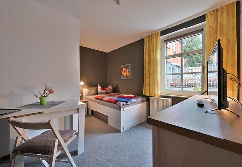 Blick in ein Einzelzimmer
