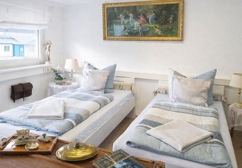 Blick in ein Gästezimmer