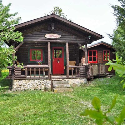 Blockhausurlaub auf Gut Friedenthal