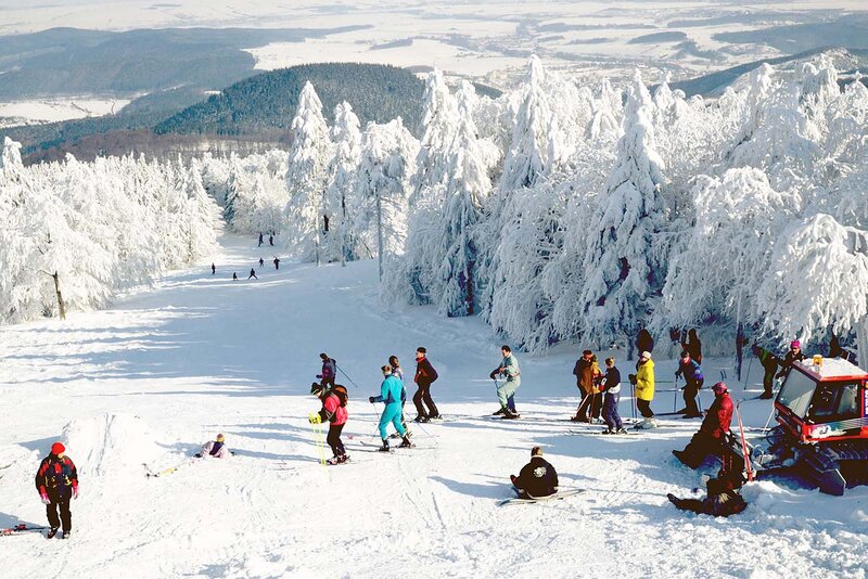 Skihang bei Bad Tabarz Skihang bei Bad Tabarz