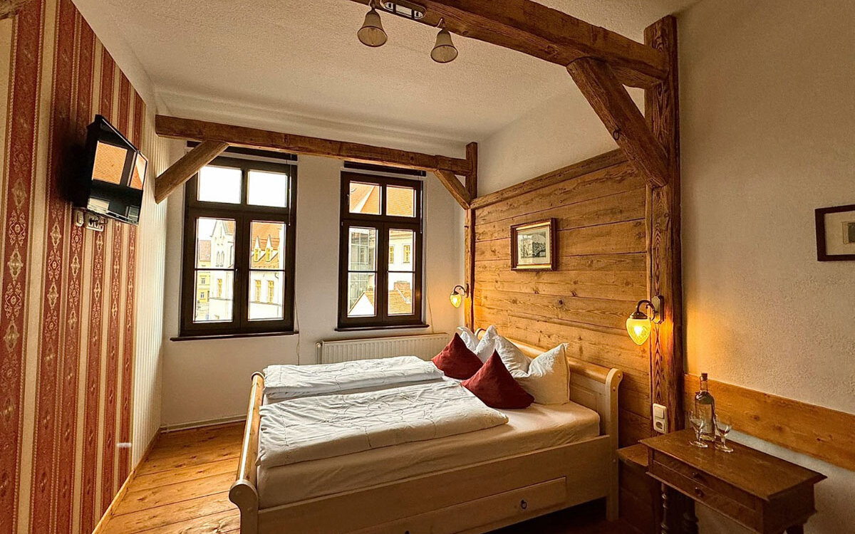 Blick in ein Gästezimmer