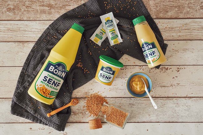 Born Senf Mittelscharf