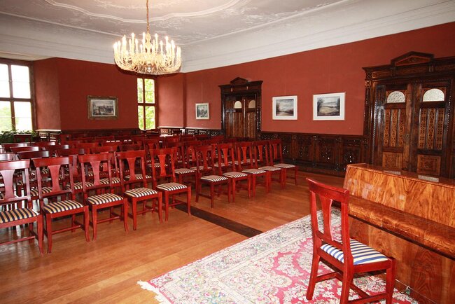 Der restaurierte Festsaal