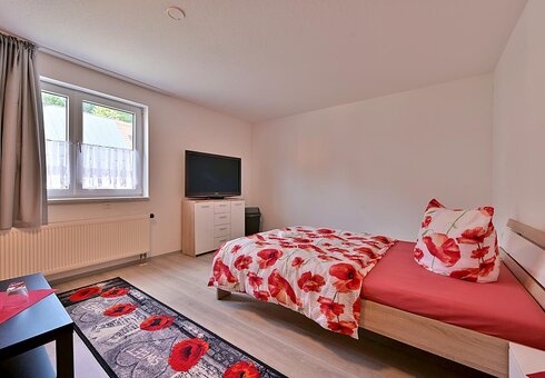 Blick in ein Gästezimmer