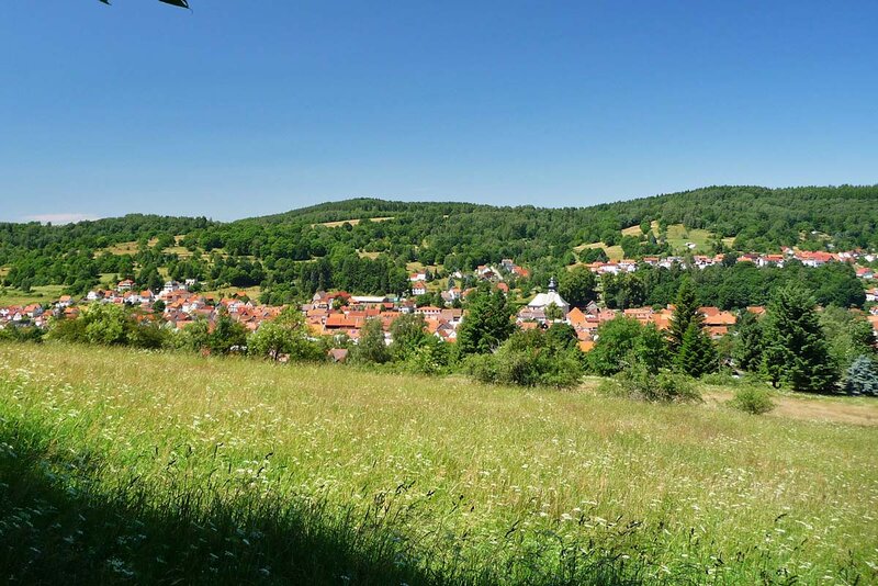 Blick auf Benshausen