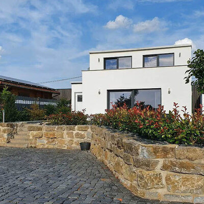 Ferienhaus Blick zum Sonnenuntergang