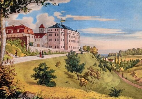 A. Schenk, Ettersburg bei Weimar, 1847