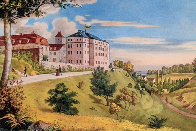 A. Schenk, Ettersburg bei Weimar, 1847