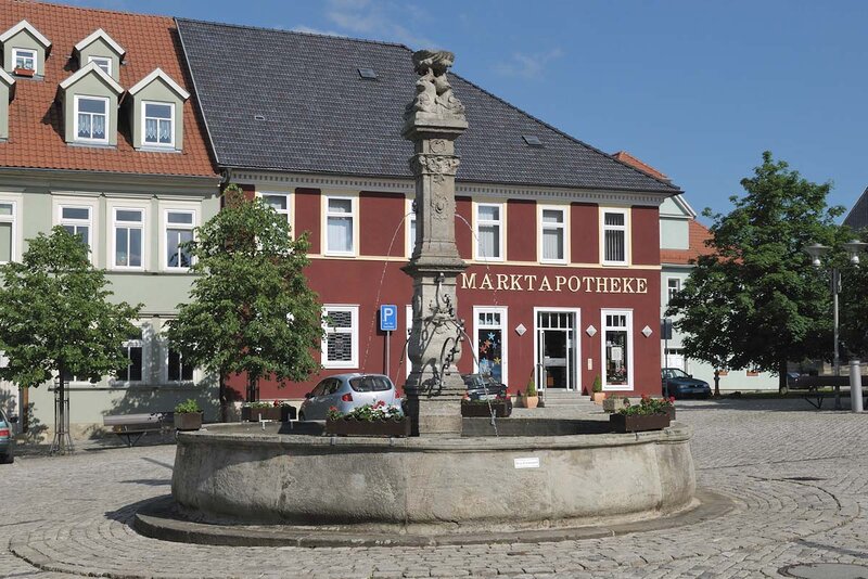 Marktplatz mit Brunnen