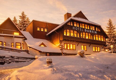 Hotel Daheim, Winteransicht