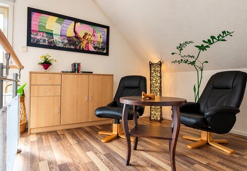 Sitzecke im Schlafzimmer