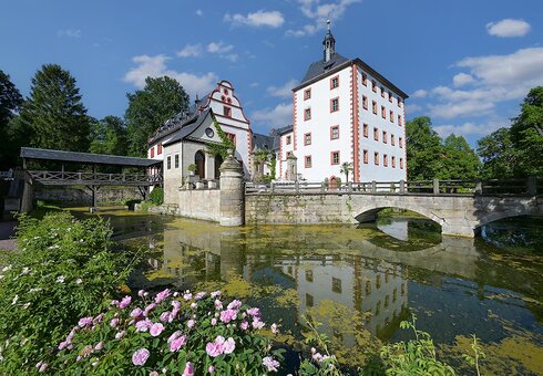 Schloss Kochberg im Frühling