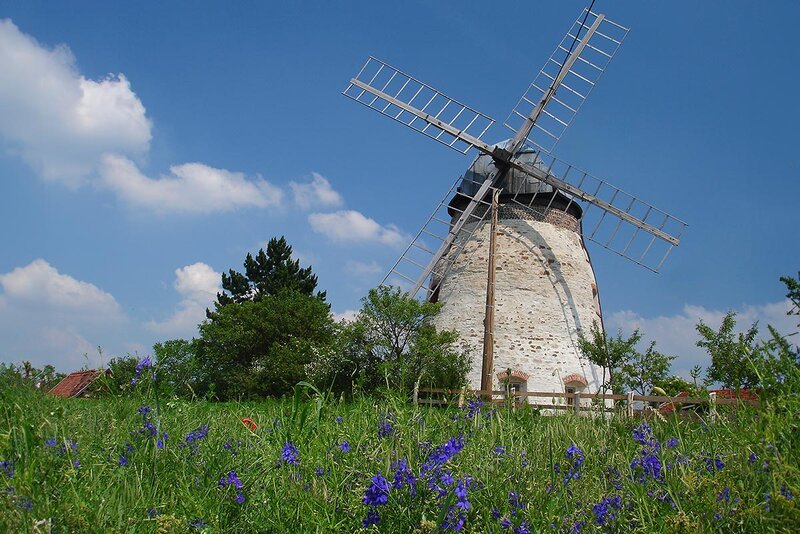 Windmühle in der Nähe von Kölleda