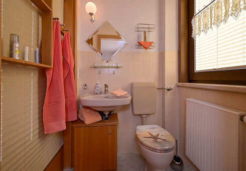 Ferienwohnung Gartenblick (Toilette)