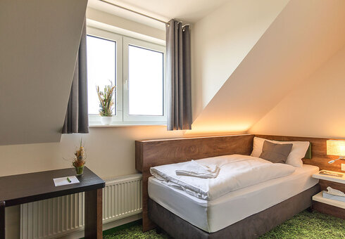 Blick in ein Einzelzimmer