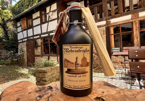 Eisenberger Mohrentropfen - hauseigene Kräuterspezialität