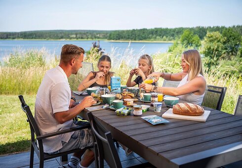 Frühstück auf der Terrasse