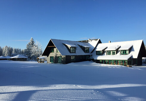 Ferienhaus Arnika im Winter
