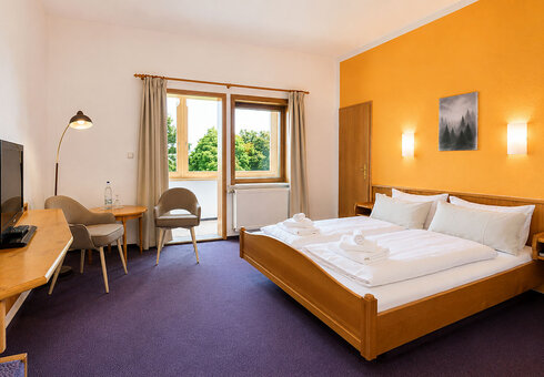 Blick in ein Gästezimmer