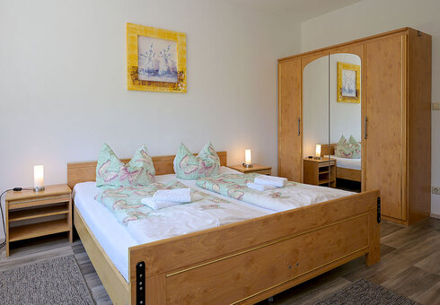 Blick in ein Gästezimmer