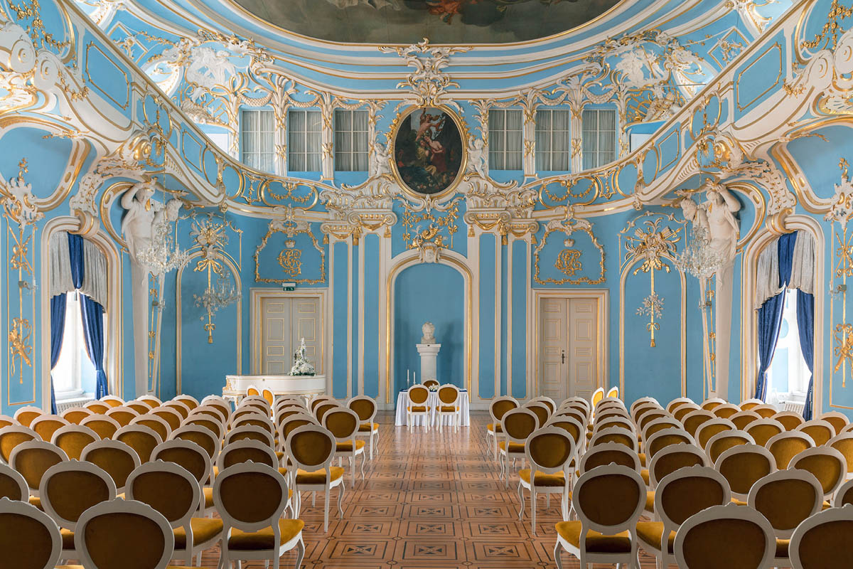 Blauer Saal im Schlossmuseum Sondershausen