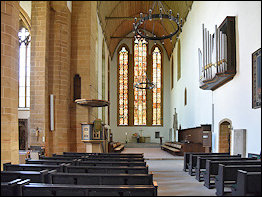 Chorraum in der Augustinerkirche Erfurt