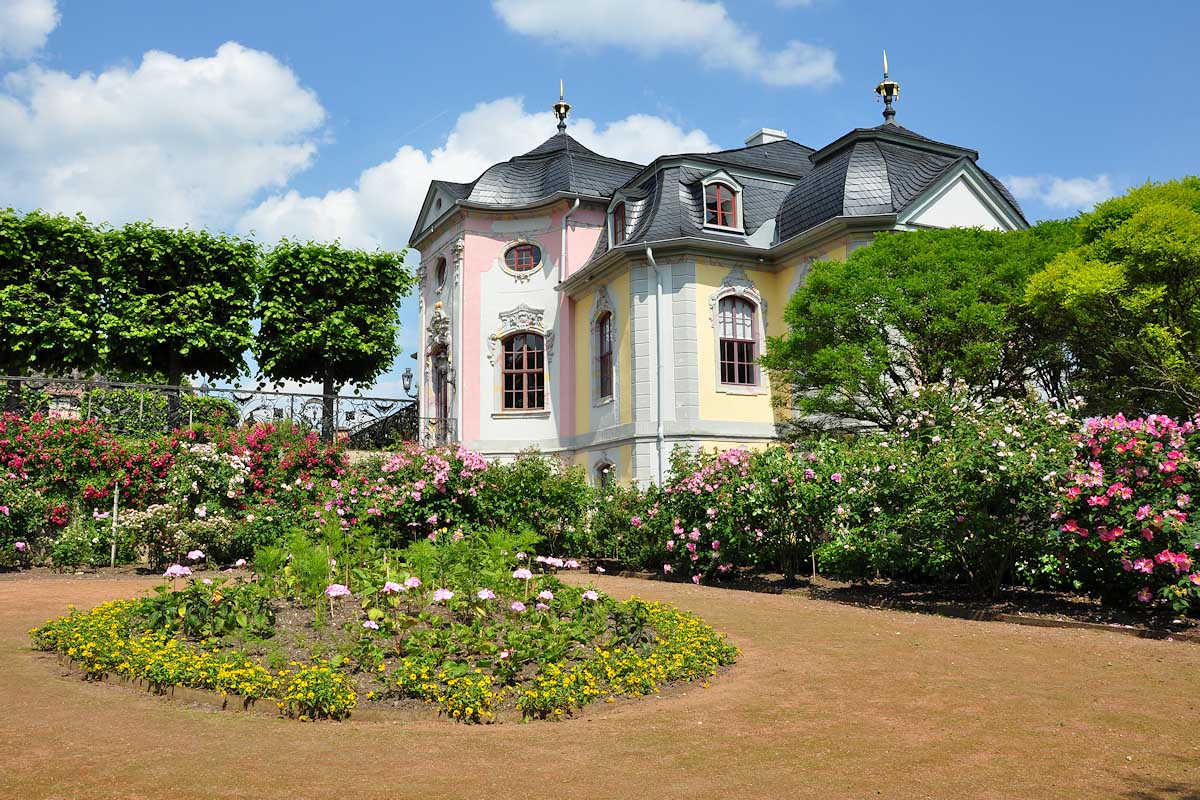 Garten am Rokokoschloss